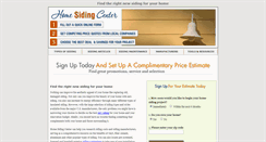 Desktop Screenshot of homesidingic.com