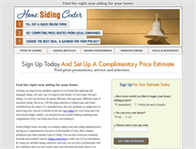 Tablet Screenshot of homesidingic.com